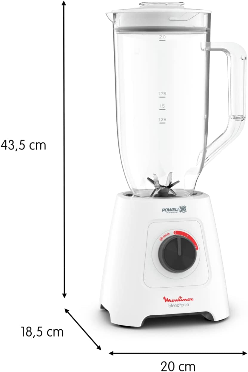 MOULINEX BLENDER/JAR GRINDER+CHOPPER /LM458127/WHITE