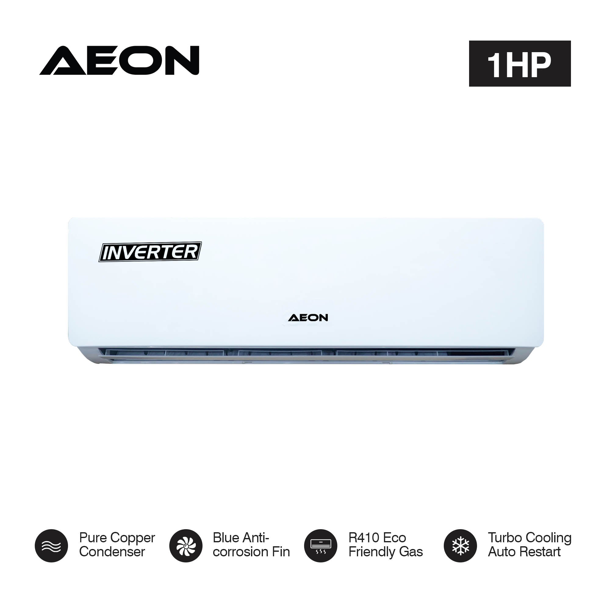 AEON AC SPLIT/1HP/ASA09IJ2/R410/INVERTER