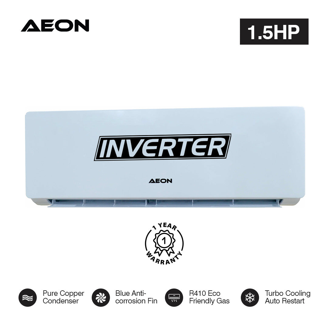 AEON AC SPLIT/1.5HP/ASA12DAI/R410/INVERTER