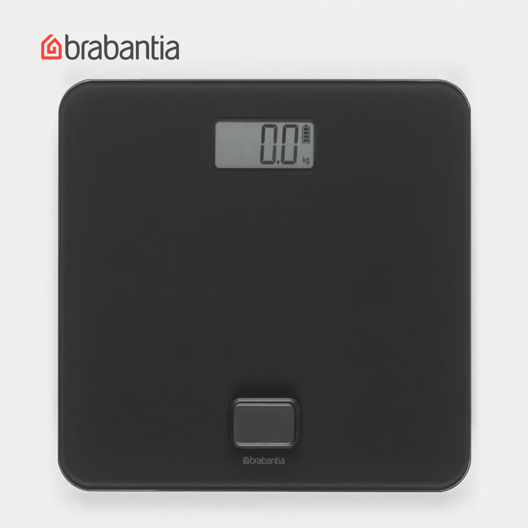 BRABANTIA/HW/b-281341/Bathroom Scale/Battery Free/Dark Grey