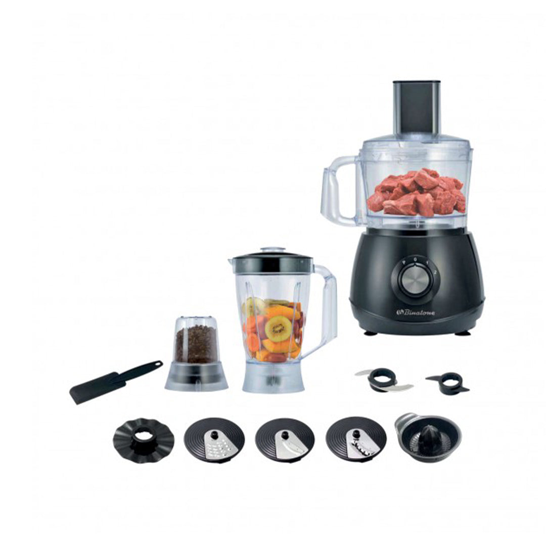 BINATONE FOOD PROCESSOR 1.75L 800W BLACK FP-850