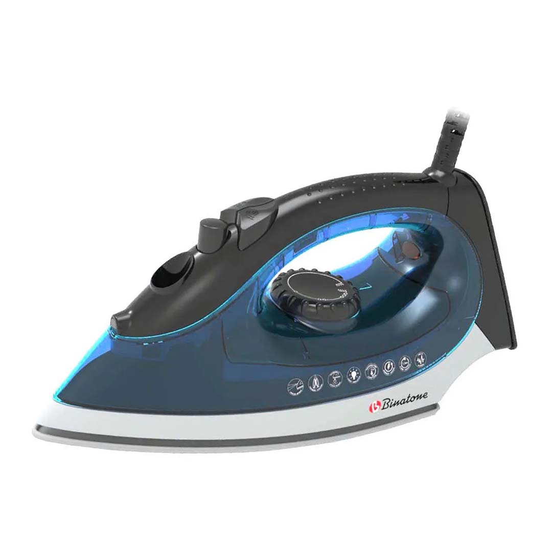 BINATONE STEAM IRON 90ML 1650W BLUE SI-1830