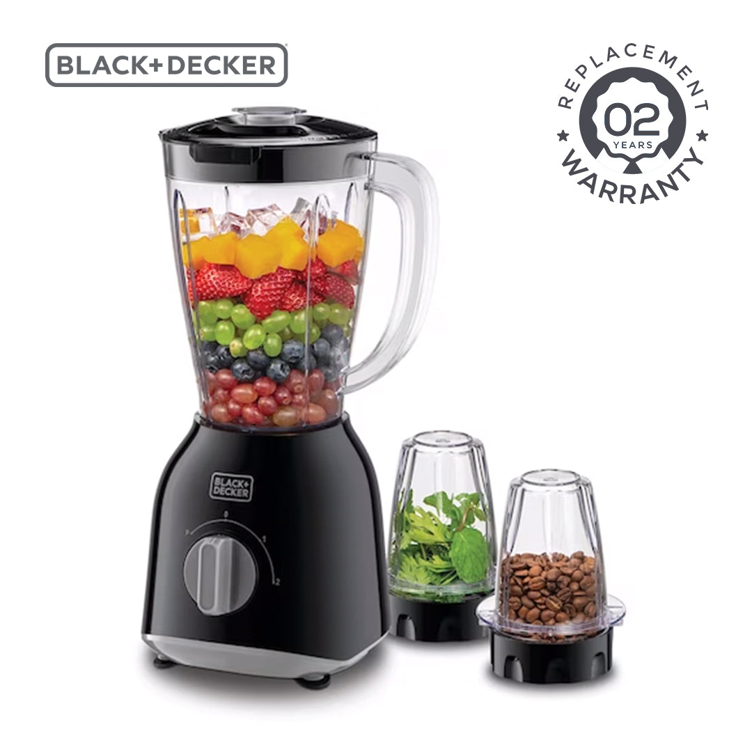 BLACK+DECKER / BLENDER /  GRINDER 400 W + 2 GRINDERS/ BX365-B5