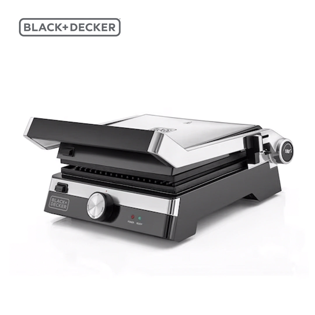 BLACK+DECKER / NON STICK GRILL / 2000 W DETACH PLATE/ CG2000-B5 / BLACK