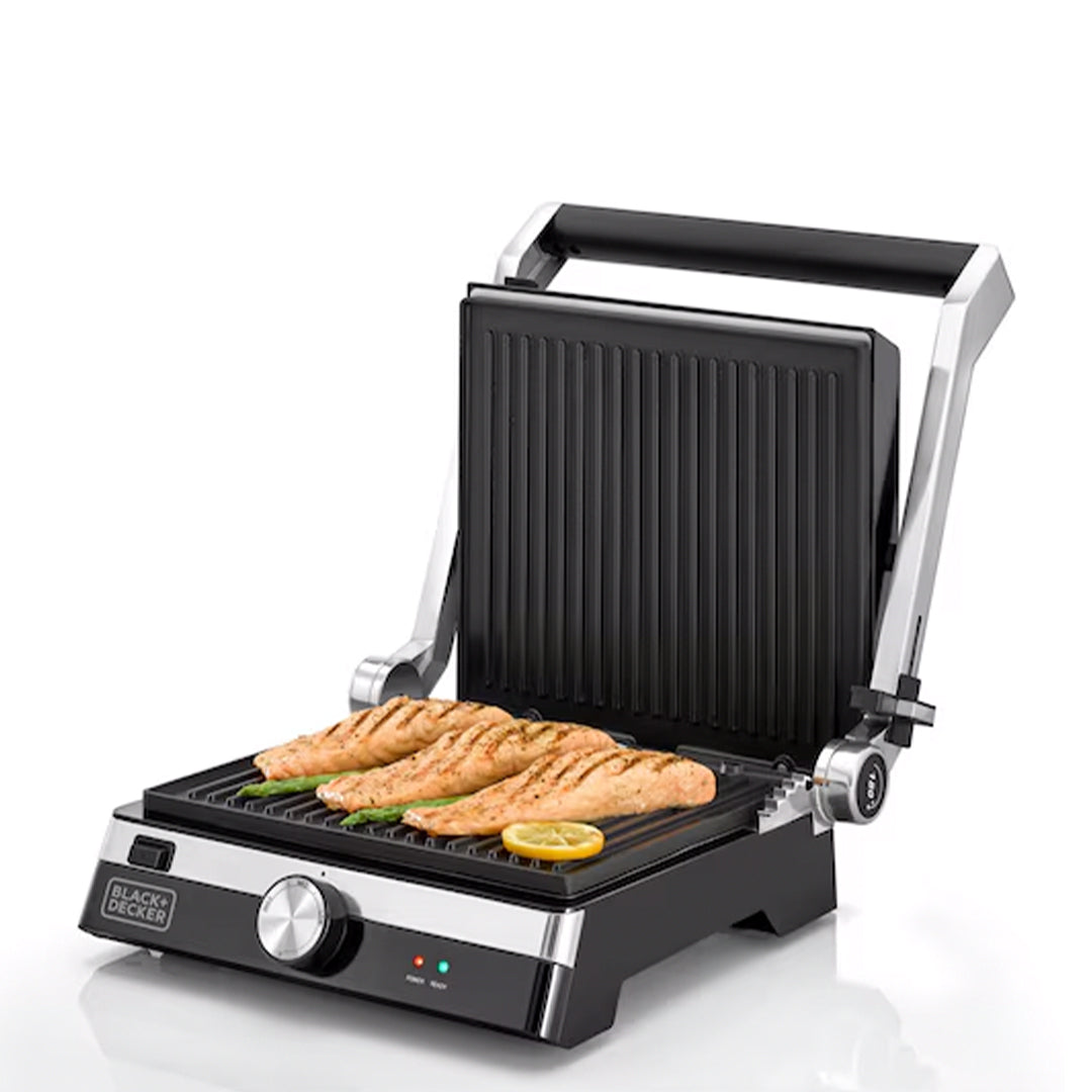 BLACK+DECKER / NON STICK GRILL / 2000 W DETACH PLATE/ CG2000-B5 / BLACK