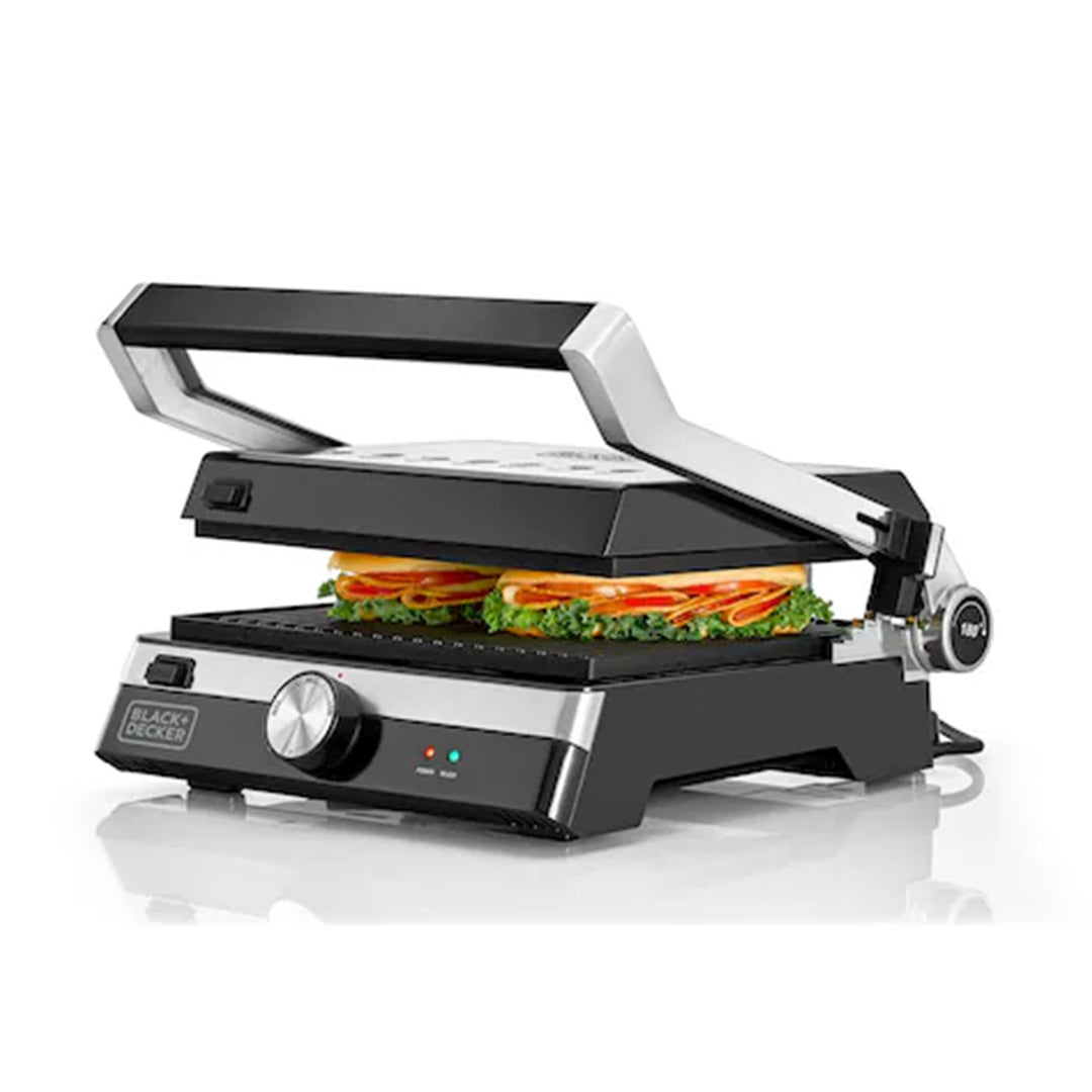 BLACK+DECKER / NON STICK GRILL / 2000 W DETACH PLATE/ CG2000-B5 / BLACK