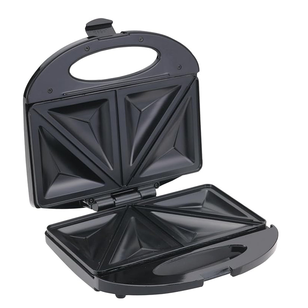 BLACK+DECKER/ NON STICK SANDWICH MAKER / 600W ,  2 SLICE / TS1000-B5 / BLACK