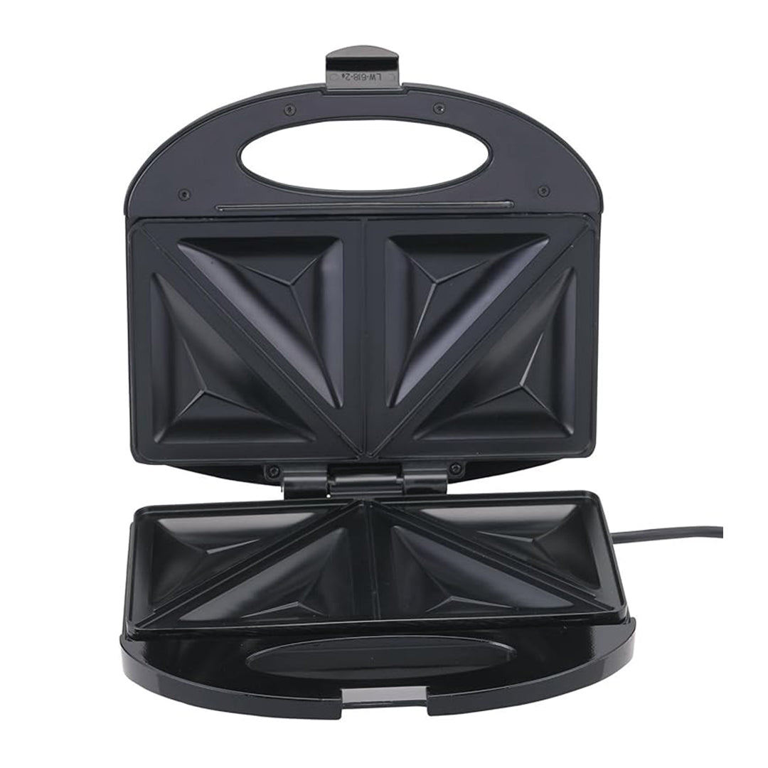 BLACK+DECKER/ NON STICK SANDWICH MAKER / 600W ,  2 SLICE / TS1000-B5 / BLACK