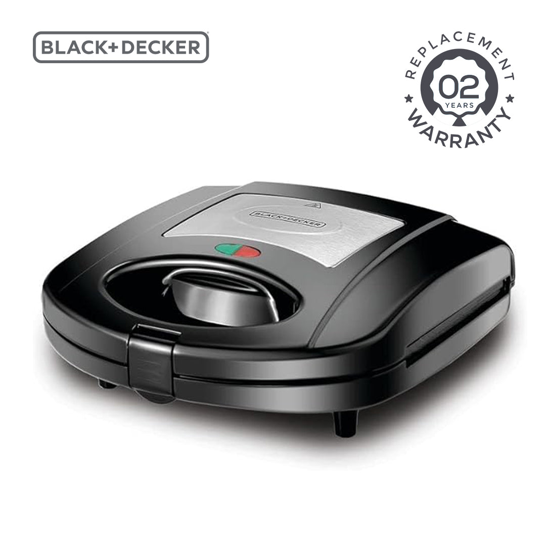 BLACK+DECKER /SANDWICH MAKER  GRILL/ 2 SLOT MULTIPLATE/ TS2120-B5