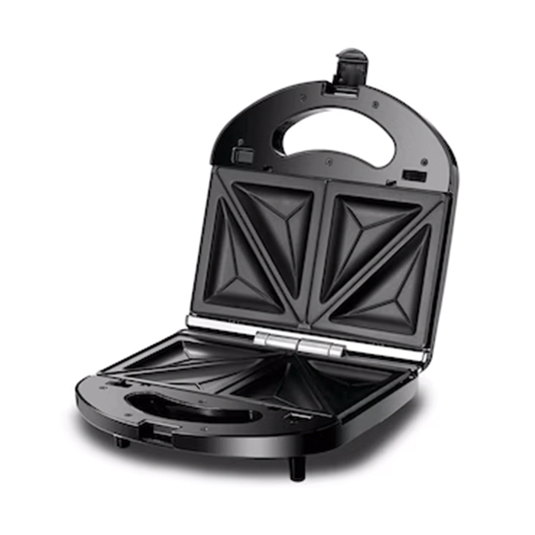 BLACK+DECKER /SANDWICH MAKER GRILL + WAFFLE MAKER/ 2 SLOT MULTIPLATE/ TS2130-B5 / SILVER+BLACK