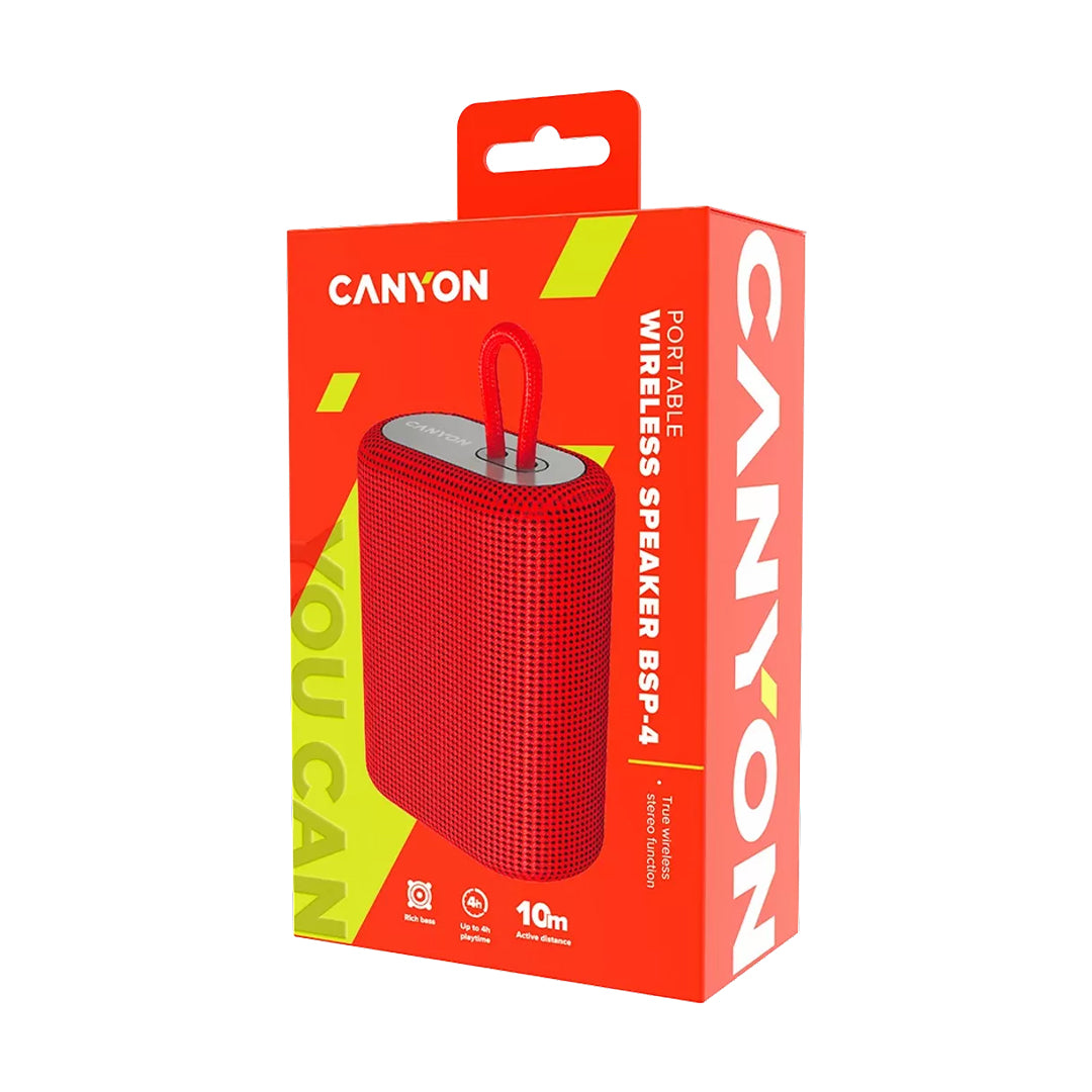 CANYON SPEAKER/ BLUETOOTH /BSP-4/RED