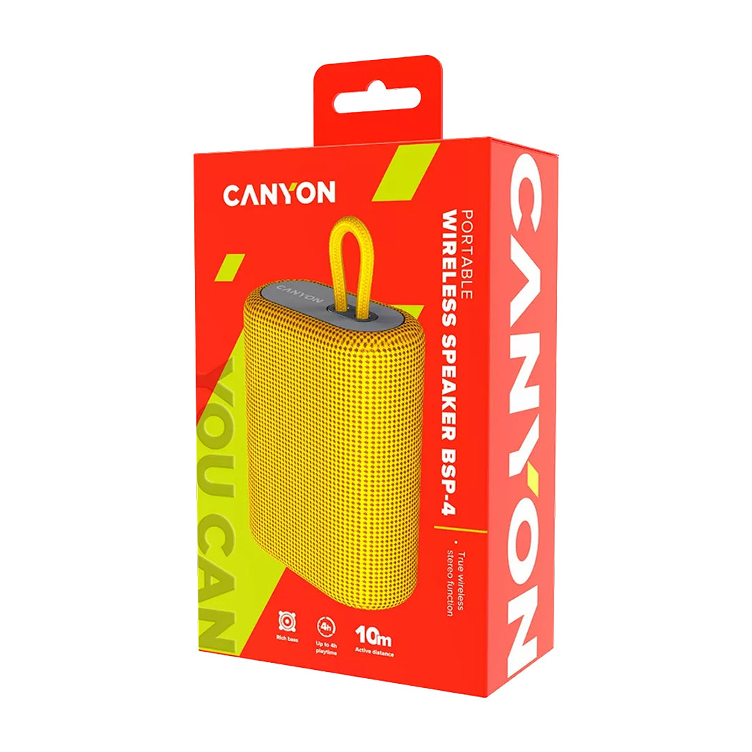 CANYON SPEAKER/ BLUETOOTH /BSP-4/YELLOW