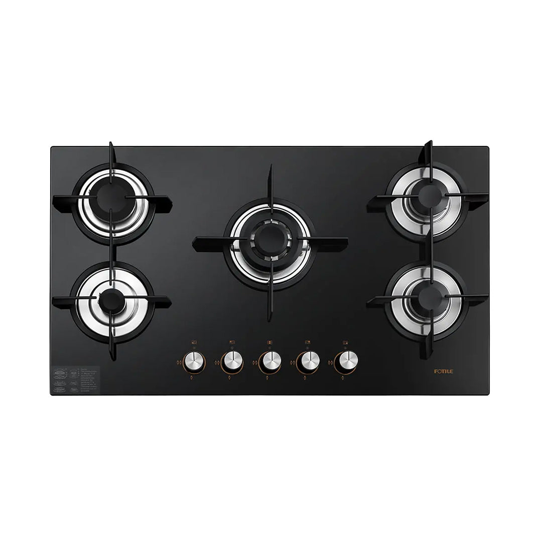 FOTILE HOB/5B/860X500/LPG-NG/2800kPa/Euro Type/Cast Iron