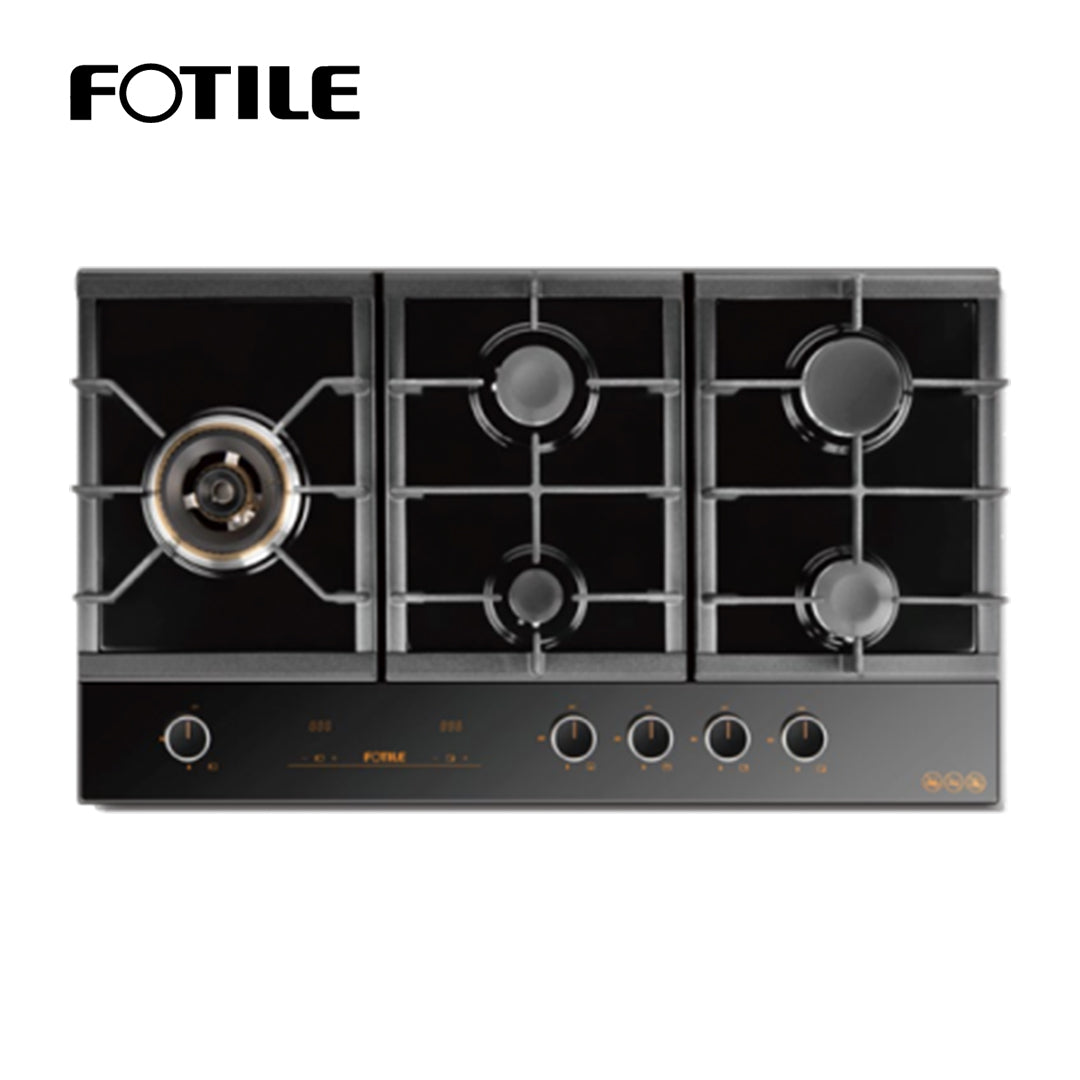 FOTILE HOB/5B/900x520/LPG-NG/2800kPa/Euro Type/Cast Iron