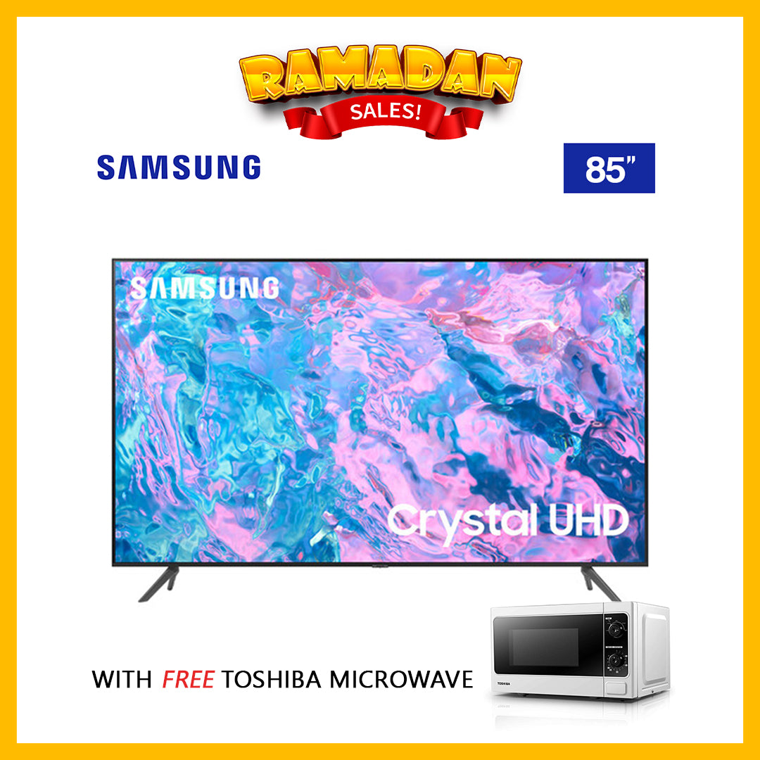 SAMSUNG TV 85 4K UHD SMART UA85CU7000UXKE