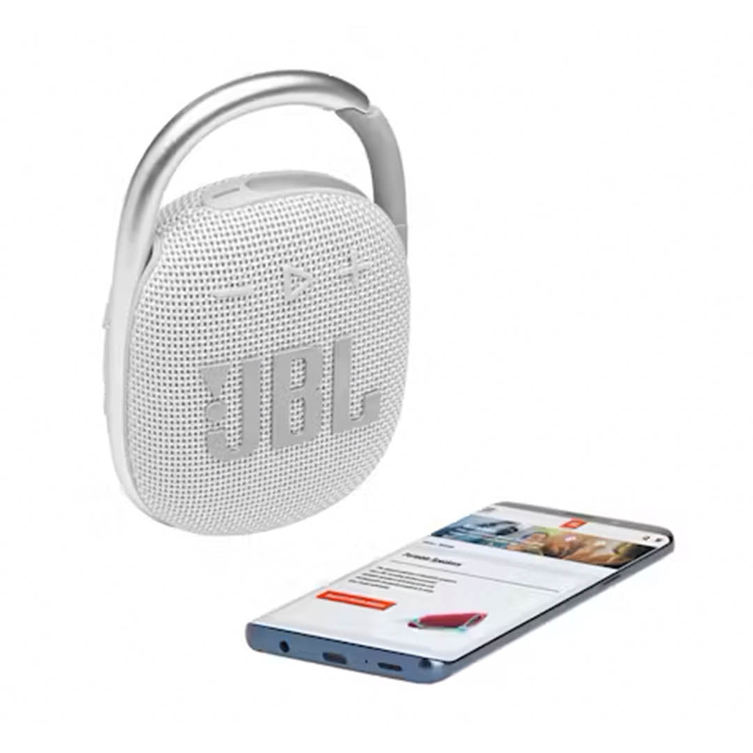 JBL PORTABLE SPEAKER CLIP 4 WHITE