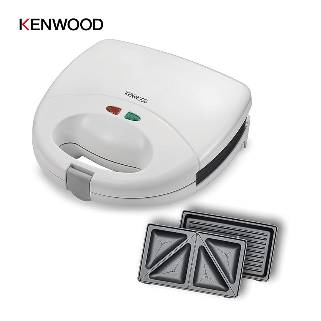 KENWOOD / SANDWICH MAKER/ SMP01.A0WH /750W/2 IN 1 GRILL