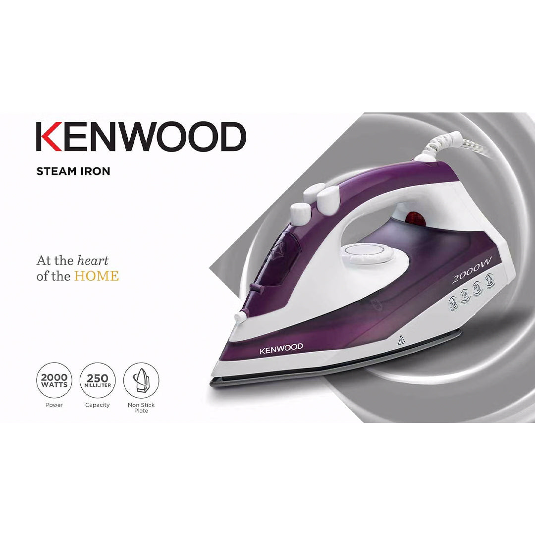 KENWOOD STEAM IRON 250ML 2200W NSP WHITE STP40