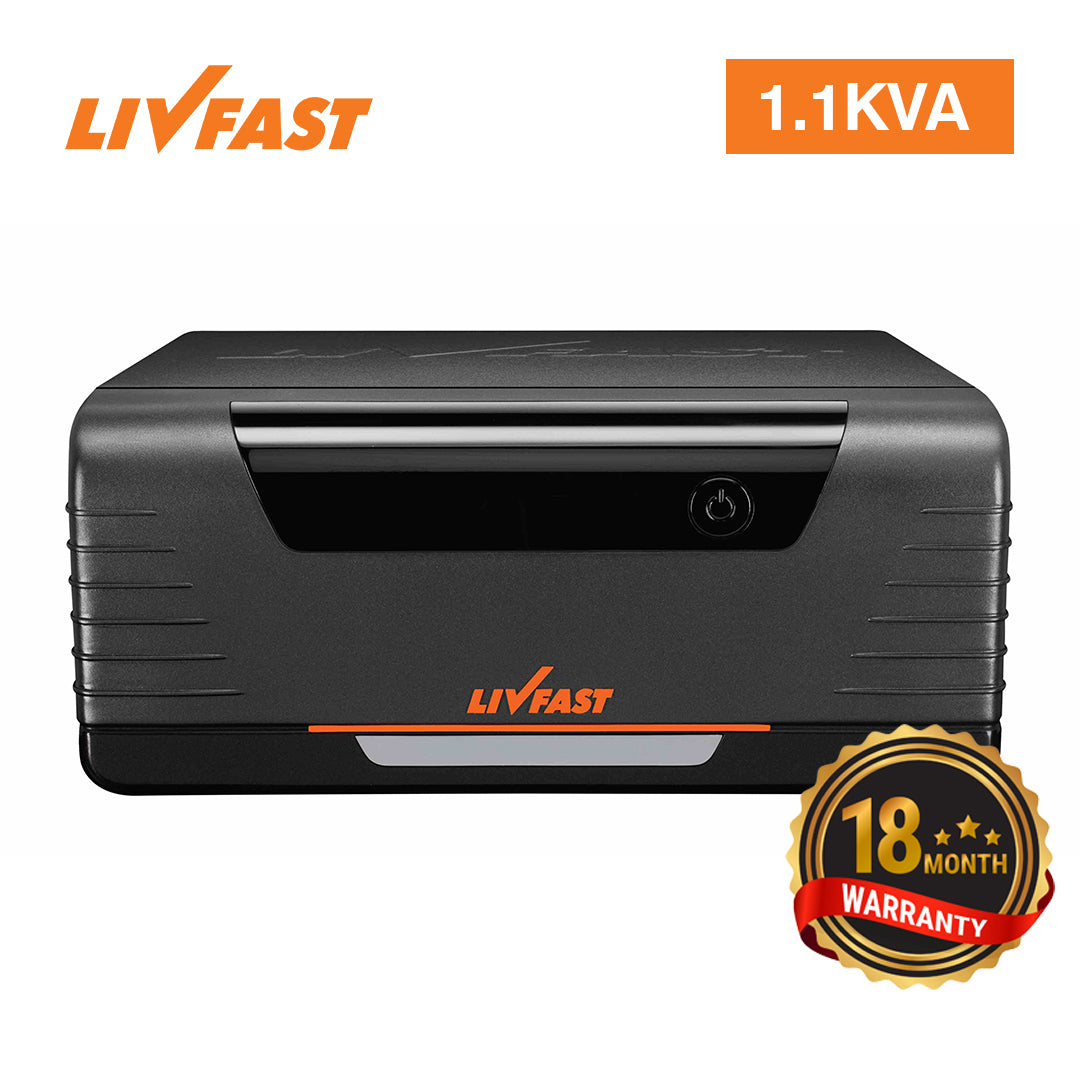 Livfast / 1.1 KVA / Inverter/ FCS1125/ 12V / 18 Months Warranty