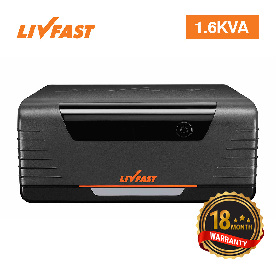 Livfast /1.6 KVA / Inverter/ FCS1625/ 12V / 18 Months Warranty