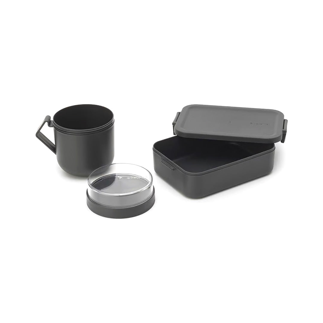 BRABANTIA/HW/b-206665/Lunch Set/2 Pcs/Dark Grey