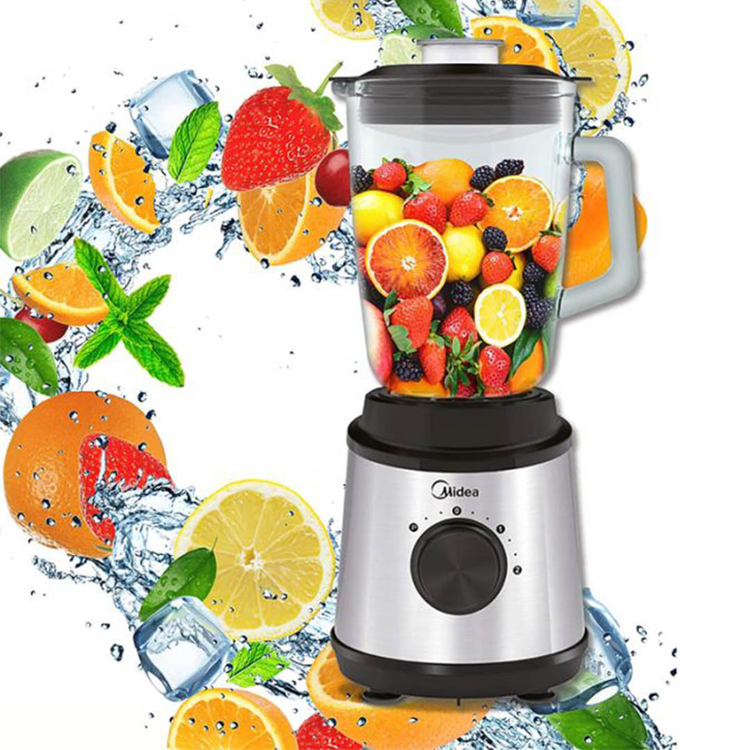 MIDEA BLENDER 1.5 LTR GLASS JARS MJ-BL6006W