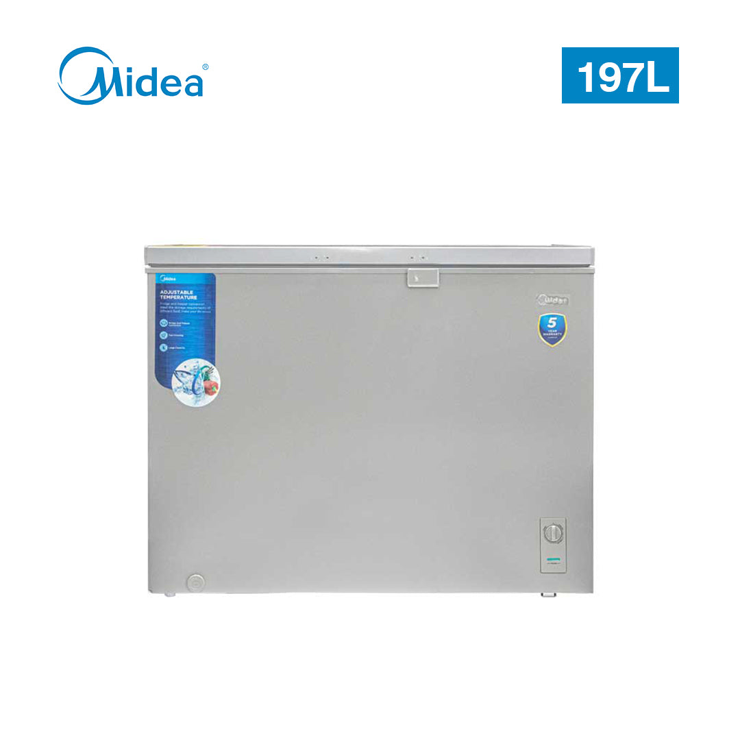 MIDEA FREEZER 197L MDRC277FZG43NGG SILVER