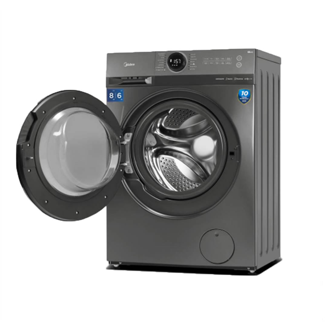 MIDEA WM /FL / INVERTER /WASHER 8 KG / DRYER 6 KG / MF200D80WB/T / DARK GREY