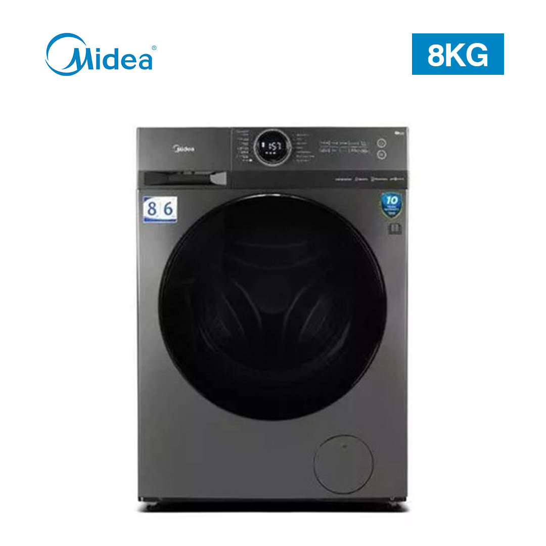 MIDEA WM /FL / INVERTER /WASHER 8 KG / DRYER 6 KG / MF200D80WB/T / DARK GREY