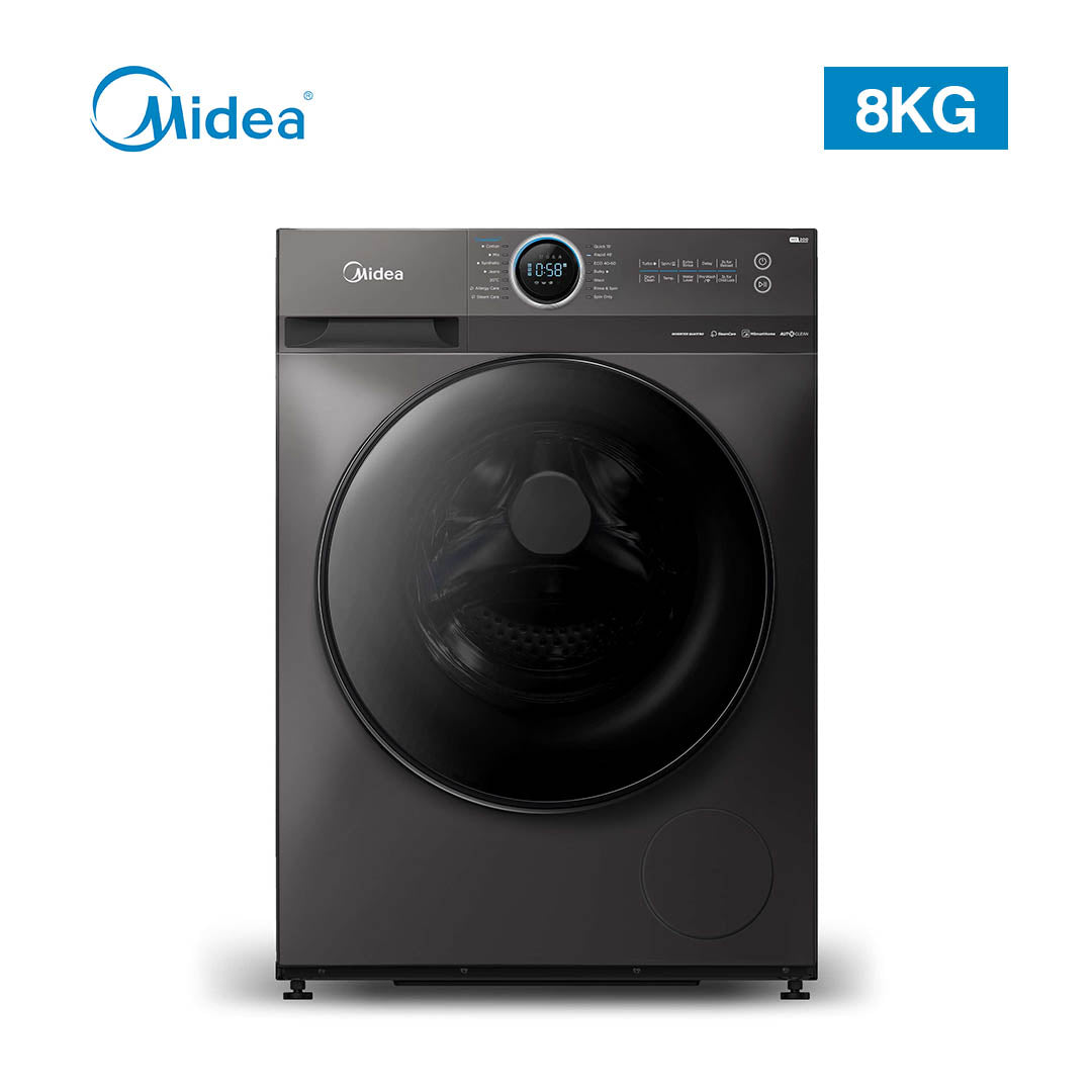 MIDEA WM /FL / INVERTER/ 8KG / MF200W80WB/T / DARK GREY