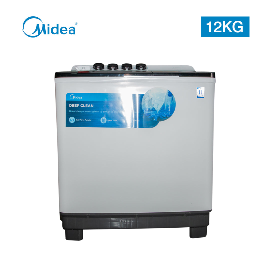 MIDEA WM/ TWIN TUB/MT100W120/WG 12KG/WHITE