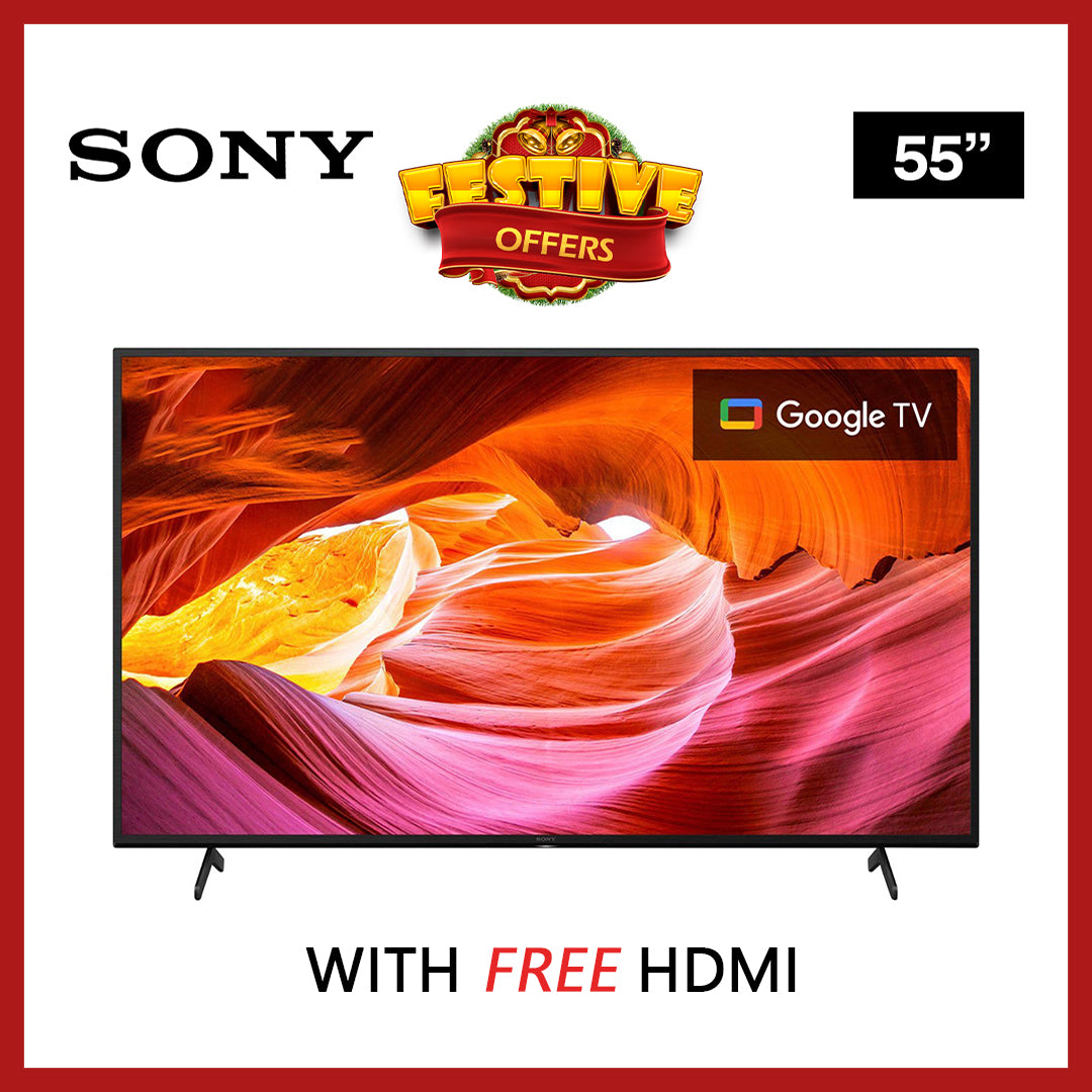 SONY TV 55 UHD ANDROID BLACK KD-55X75K