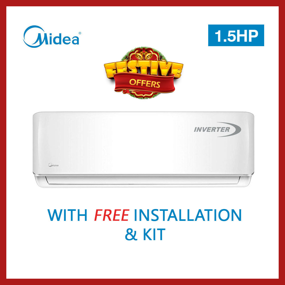 MIDEA AC SPLIT/ 1.5HP / INVERTER / MSAF24B-12CRDNI