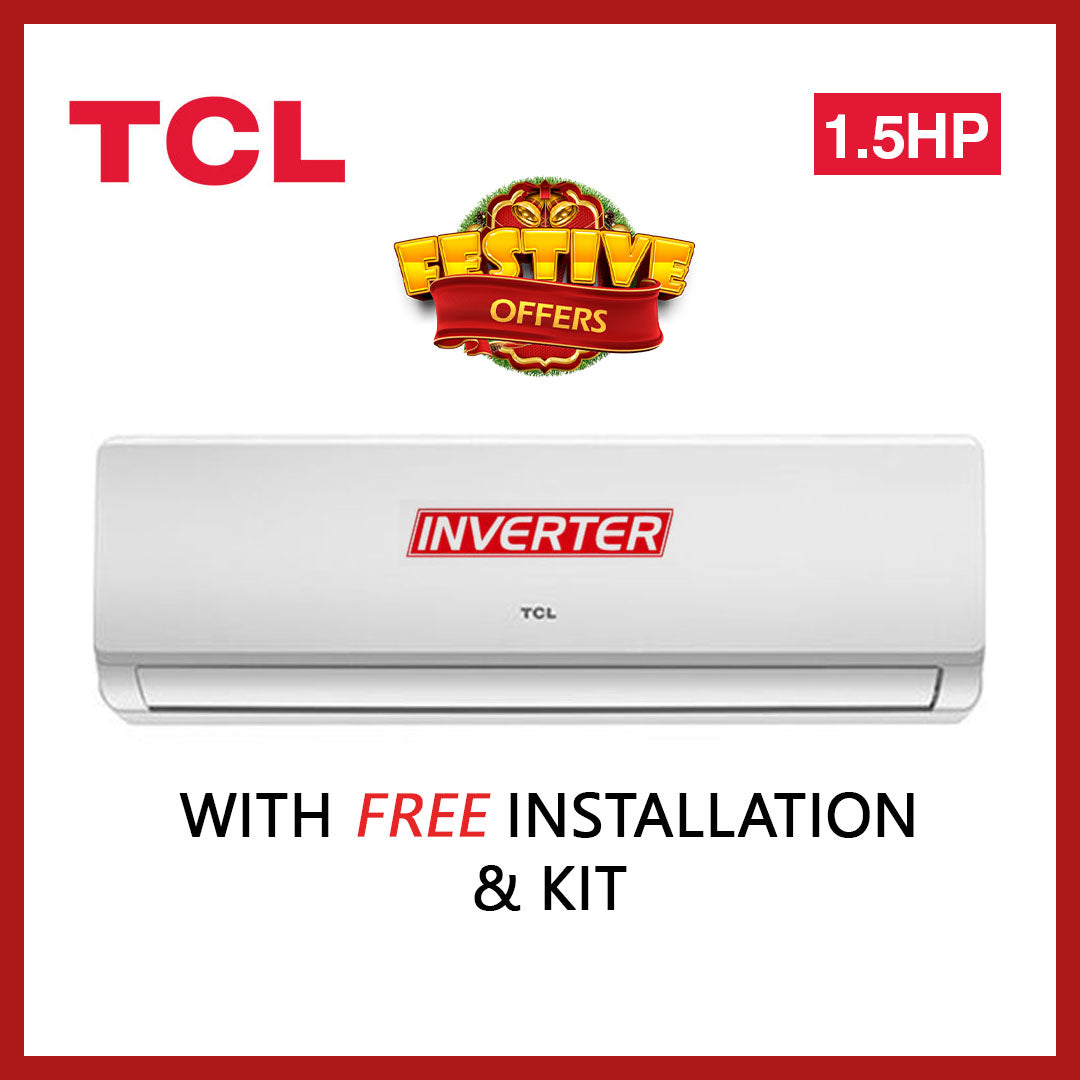 TCL AC SPLIT/ 1.5 HP/ 12/CSD TPH11IX/ LV Mode /R410A /INVERTER