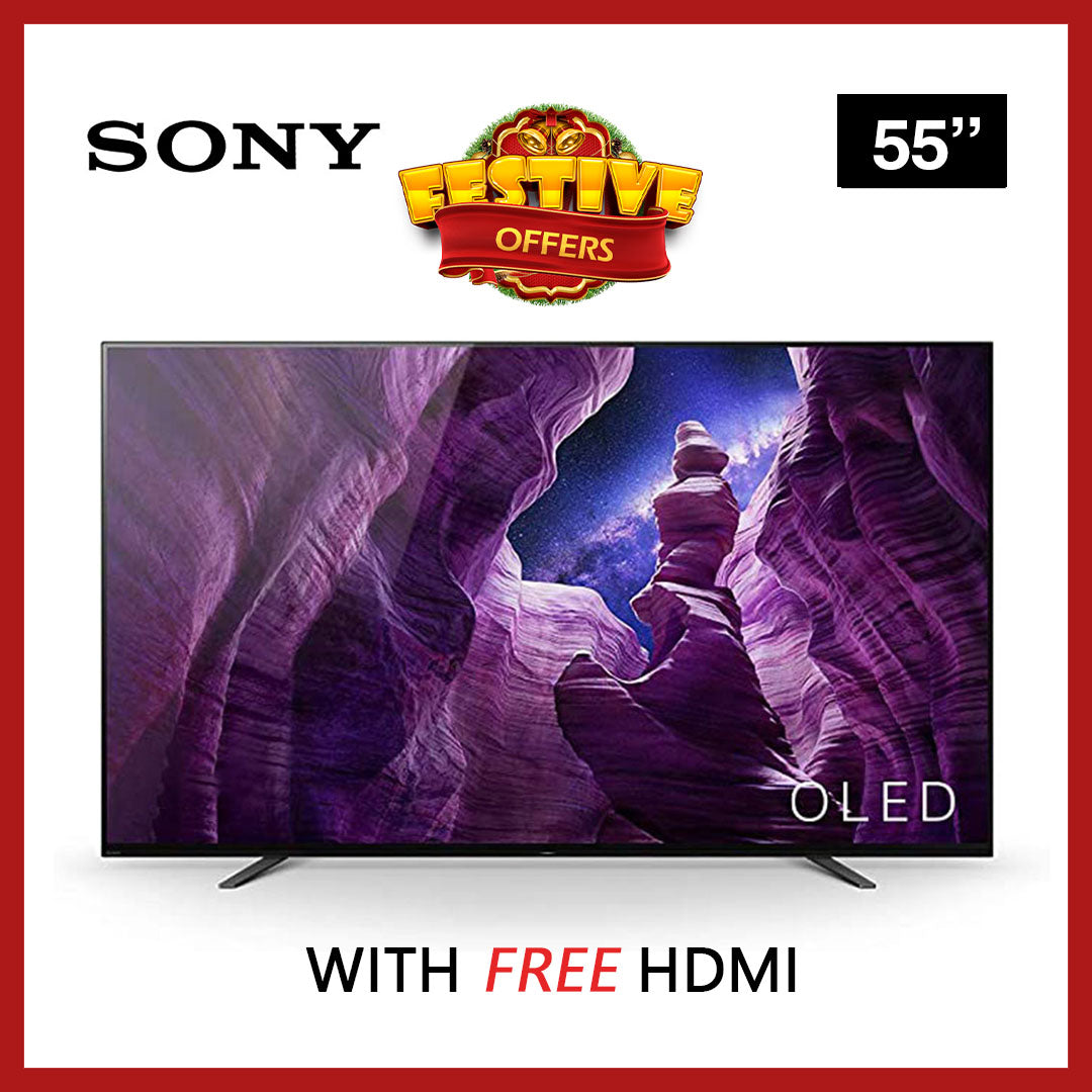 SONY TV 55 OLED 4K ANDROID BLACK KD-55A8H