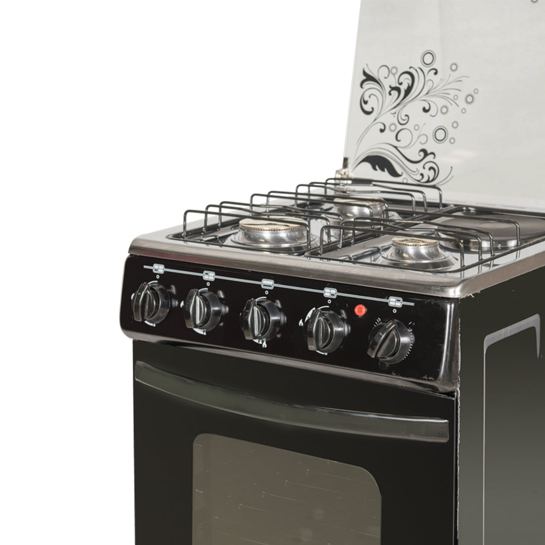 NEXUS / GAS COOKER / 60*60 / 4G / NX-6000BC  / BLACK