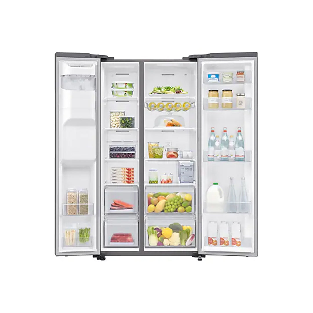 SAMSUNG REF/ 617 LTR  / SIDE BY SIDE/ ICE MAKER / RS64R5111M9/GH 