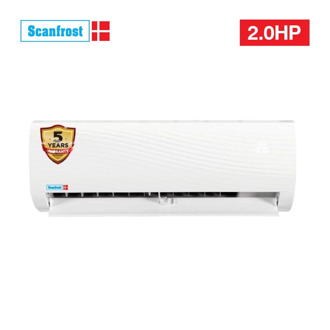 SCANFROST AC 2HP WAVE SERIES SPLIT WHITE SFACS18M