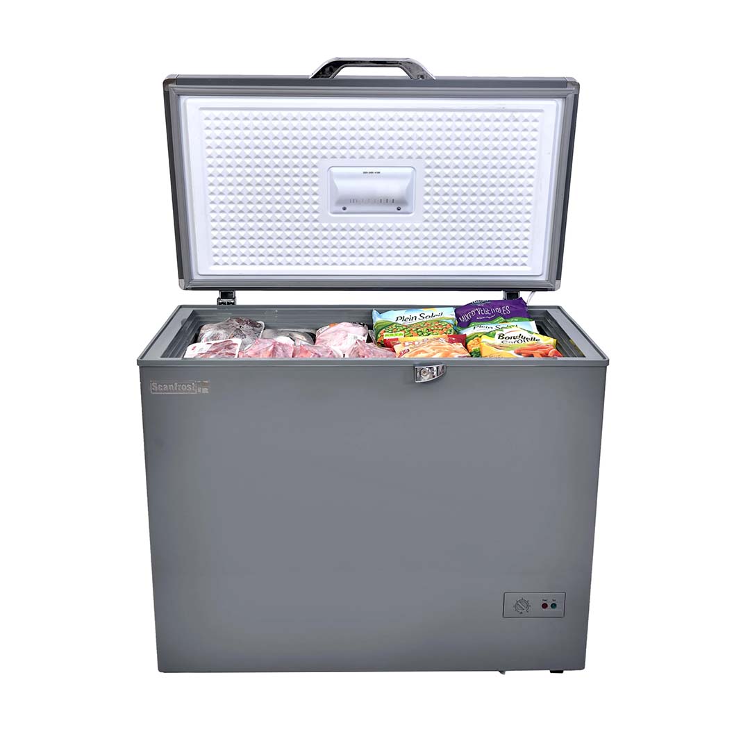 SCANFROST FREEZER 200L SD SILVER SFL200ECO