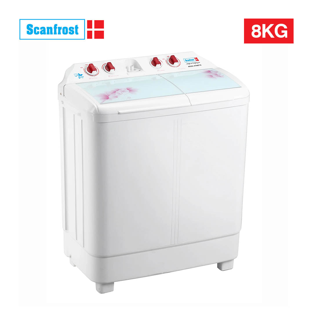 SCANFROST / WASHING / TWIN TUB SFWMTTB / 8KG / WHITE