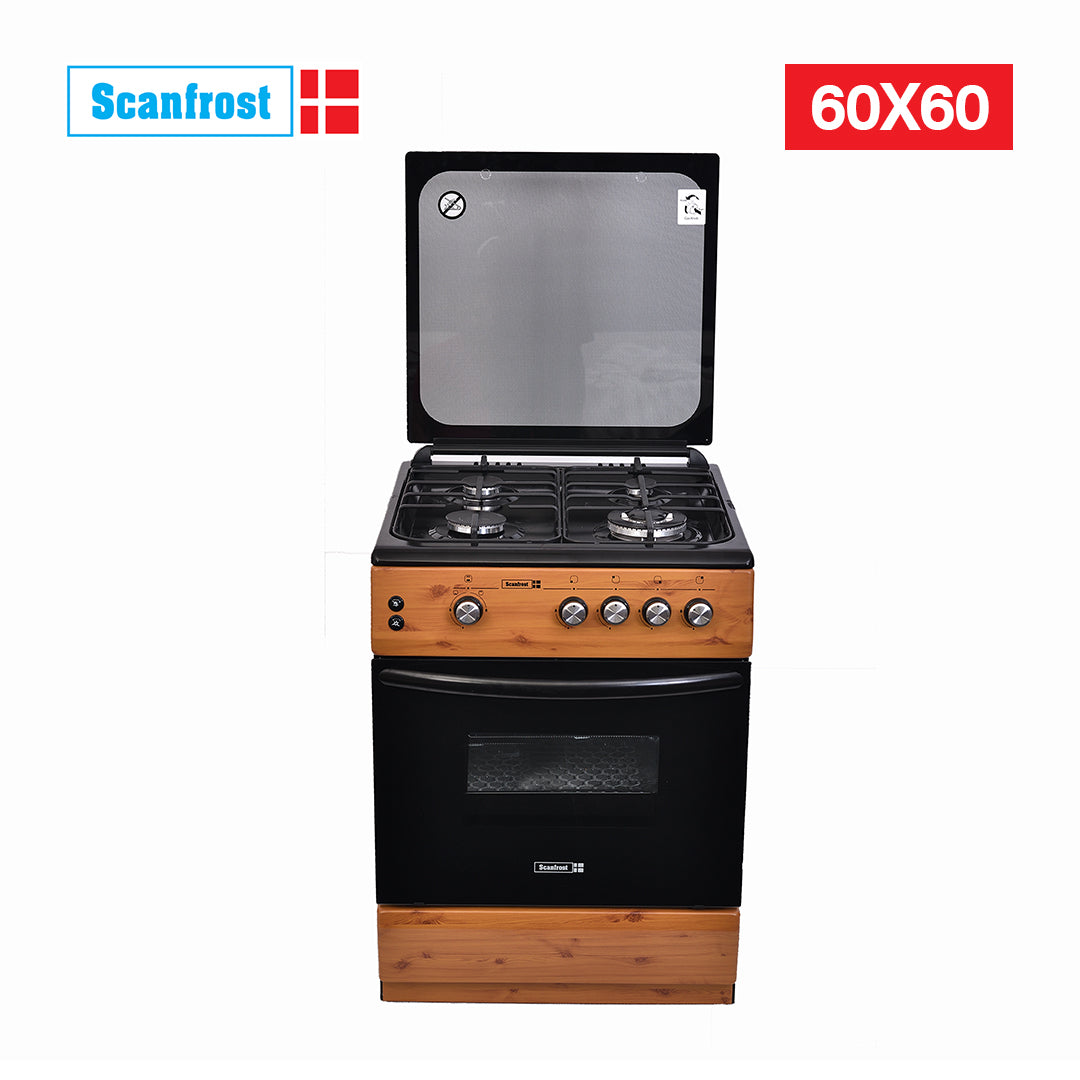 SCANFROST GC 60X60 4G WOOD CK6402NG