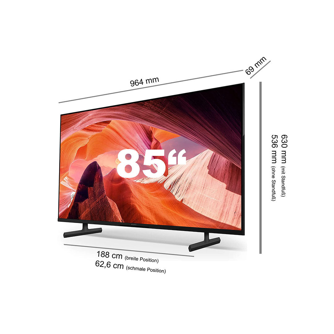 Sony TV 85" UHD Android KD-85X80L