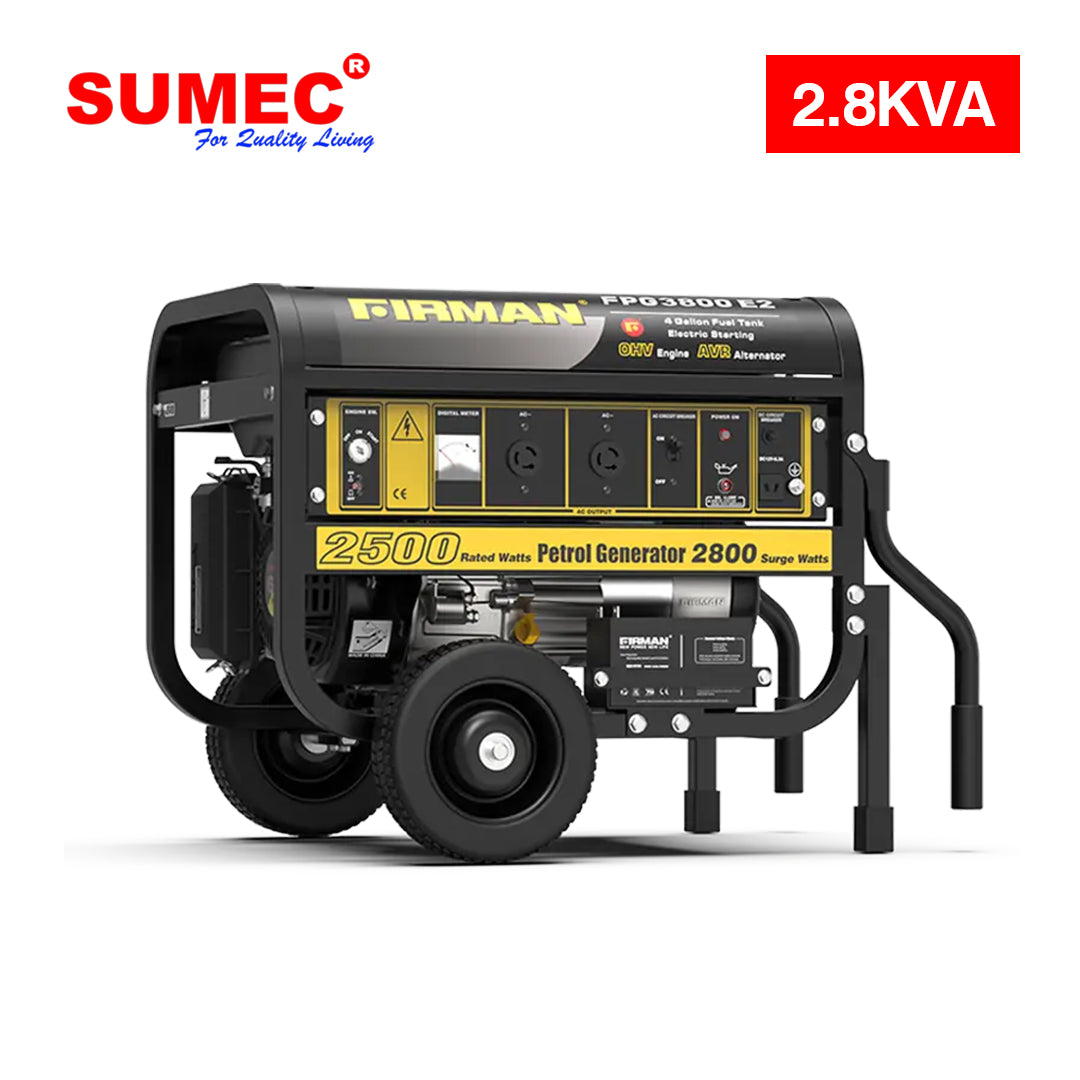 SUMEC FIRMAN GEN 2.8KVA YELLOW.BLACK FPG 3800E2