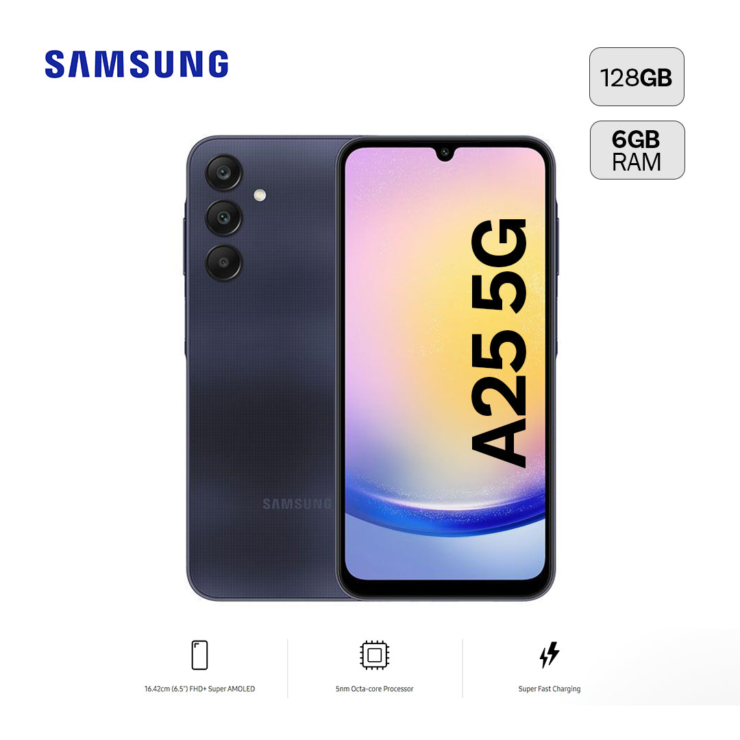 Samsung Galaxy A25 5G 6.6'' 6+128GB Blue Black