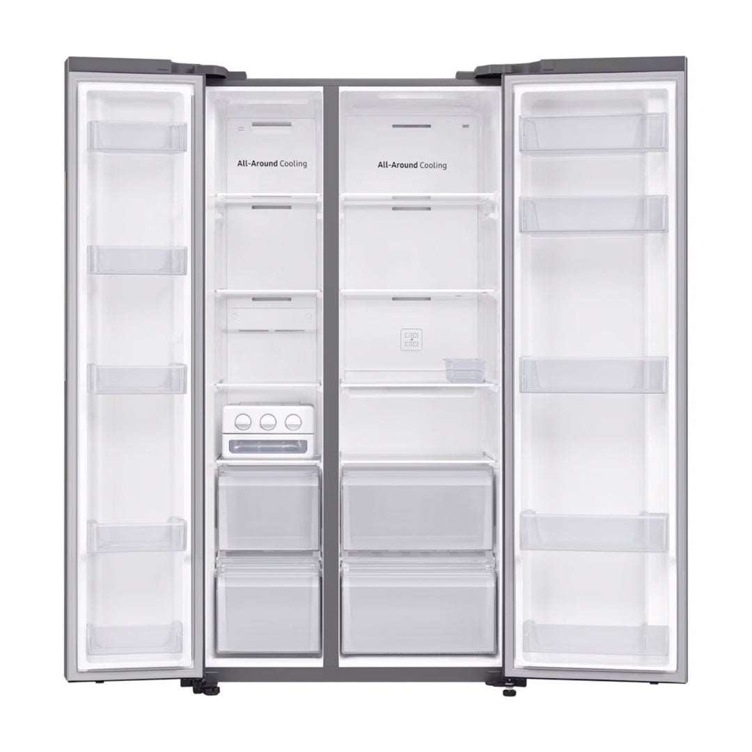 SAMSUNG FRIDGE 680L SBS SILVER RS62R5001M9 UT