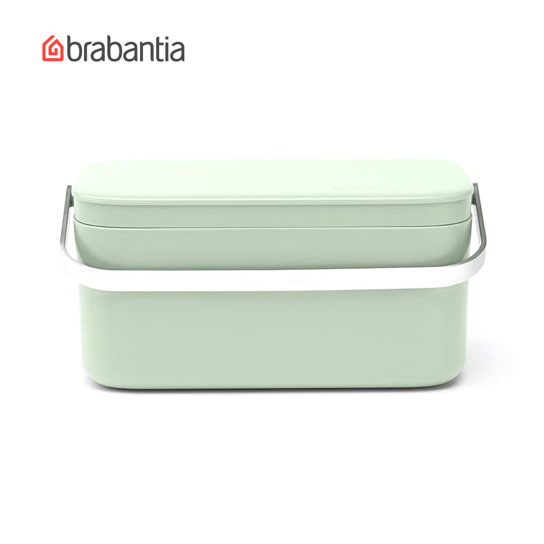 BRABANTIA/HW/b-215803/SinkSide Food Waste Caddy/1.8L/Jade Gr