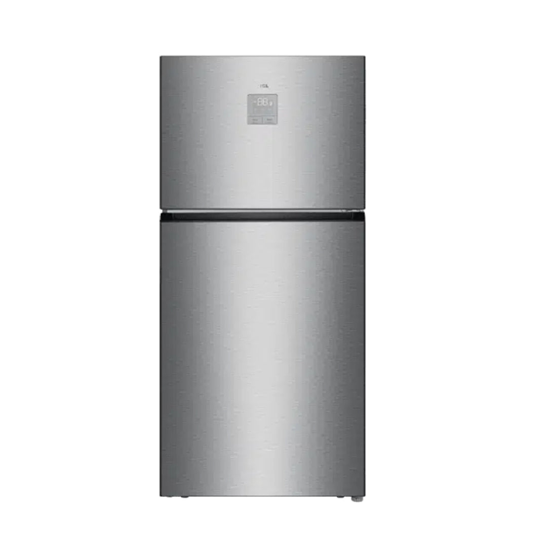 TCL DOUBLE DOOR FRIDGE 538L NO-FROST SILVER P545TMS