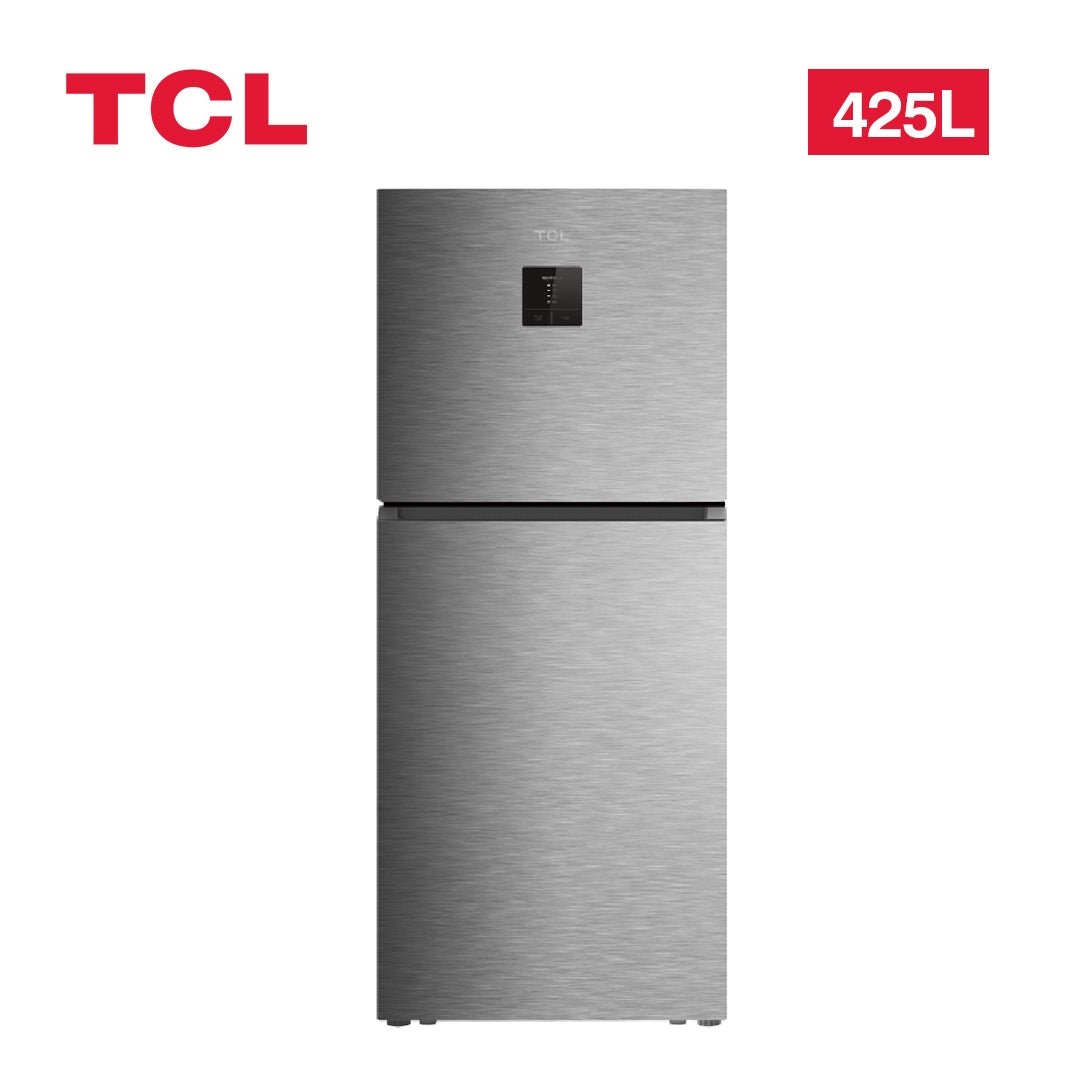 TCL FRIDGE 425L DD NO-FROST SILVER P425TMS