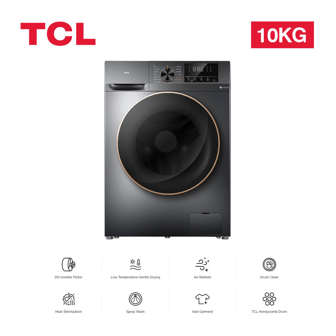 TCL WASHING MACHINE + DRYER 10KG WASH / 6KG DRY INVERTER C210WDG