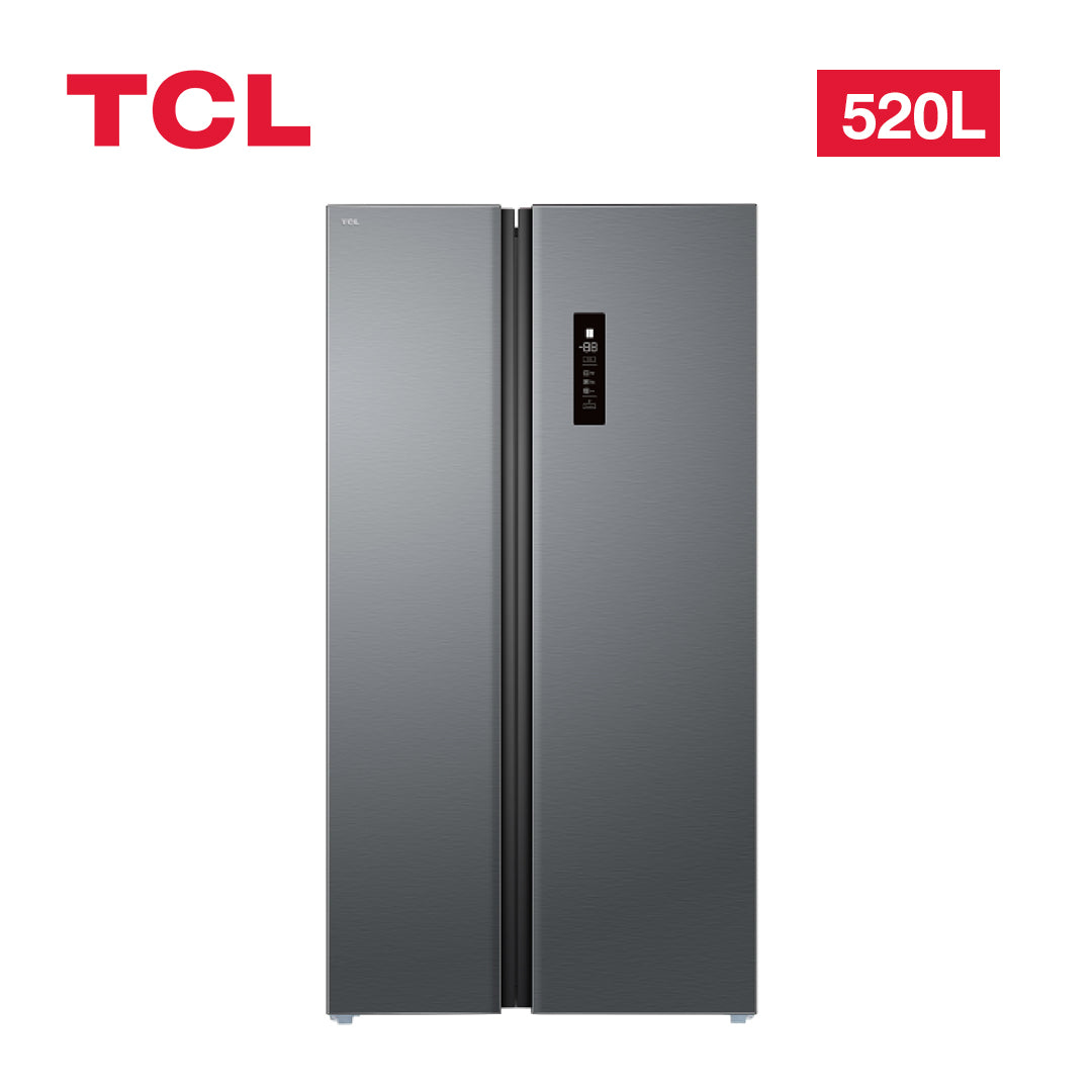 TCL FRIDGE 520L SBS NO-FROST SILVER P520SBS